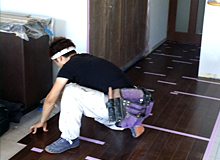 技術を積んだ職人が施工いたします。